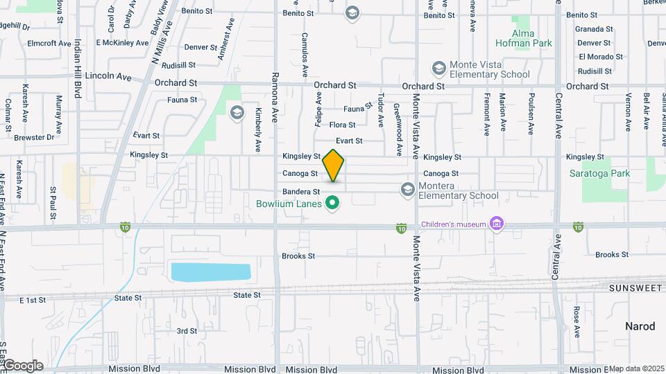 4664 Bandera St Map and Location Details