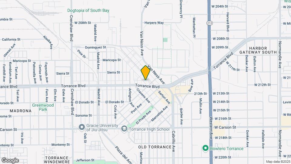 1005 Sartori Ave Map and Location Details