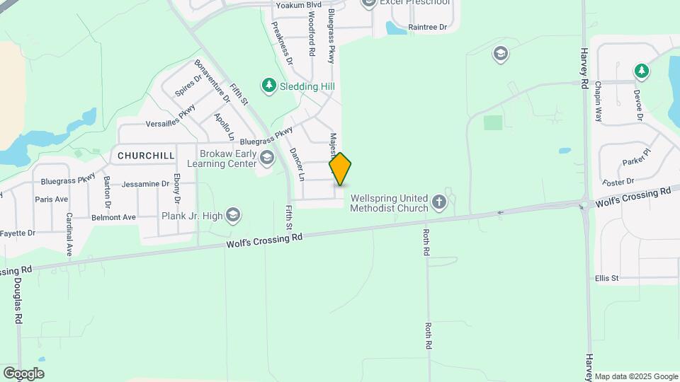 450 Majestic Ln Map and Location Details