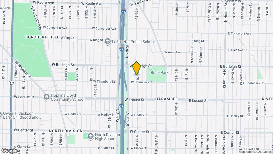 3025 N 6th St Map and Location Details