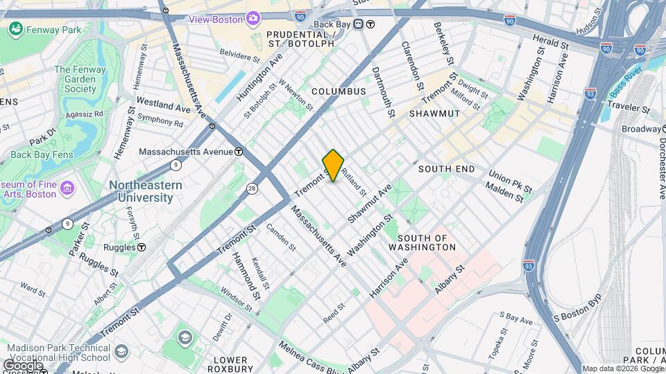 150 W Concord St Map and Location Details