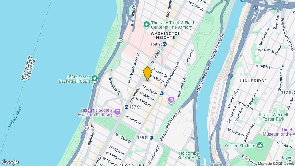 554 West 162nd Street Map and Location Details