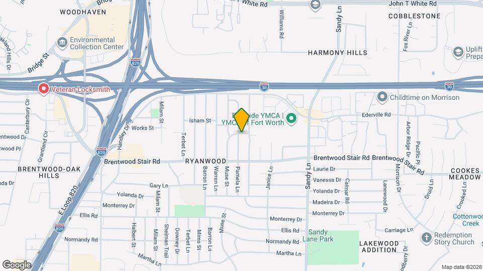 1551 Pamela Ln Mapa y Detalles de la Ubicación