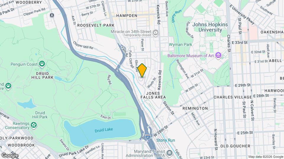 804 S Darby St Map and Location Details