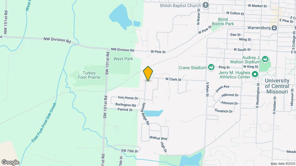 603 Spring Ridge Rd Map and Location Details