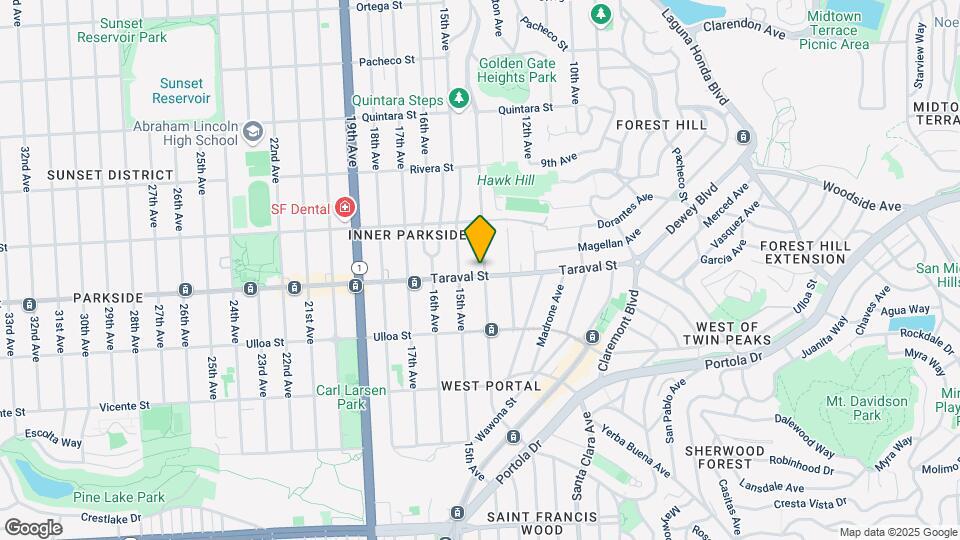 410 Taraval St Mapa y Detalles de la Ubicación