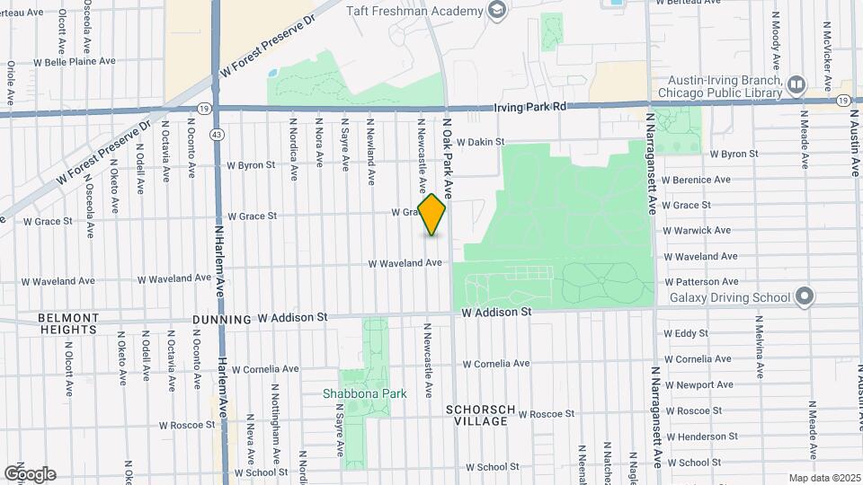 3719 N Newcastle Ave, Unit 2 Map and Location Details