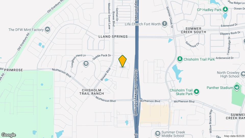 9013 Peridot Wy Map and Location Details