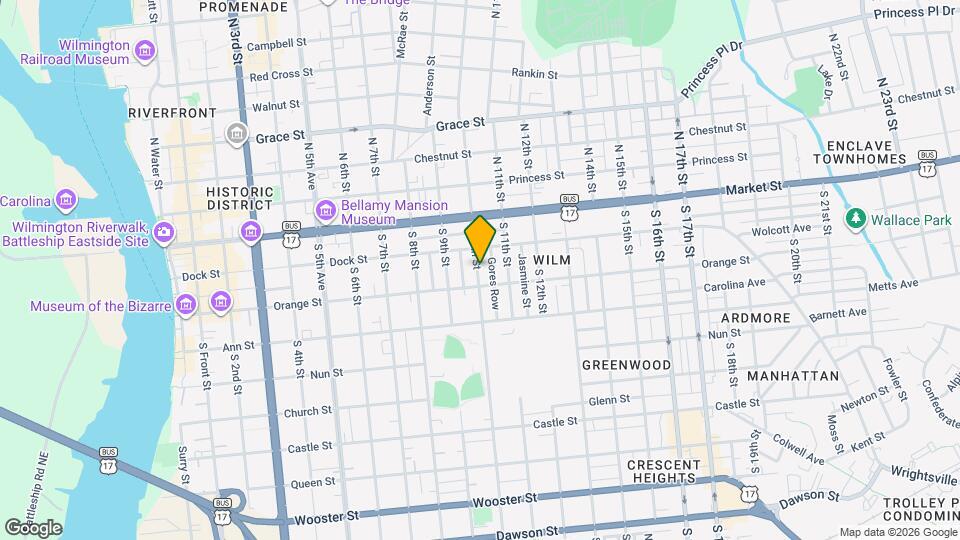 113 S 10th St Map and Location Details