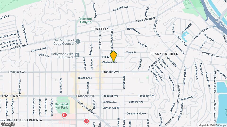 4356 Clarissa Ave Mapa y Detalles de la Ubicación