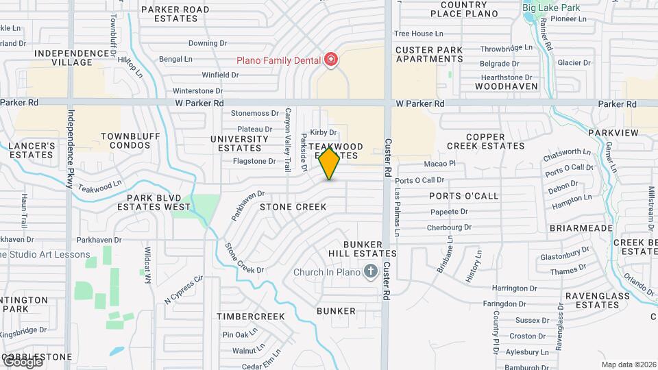 2212 Parkhaven Dr Map and Location Details