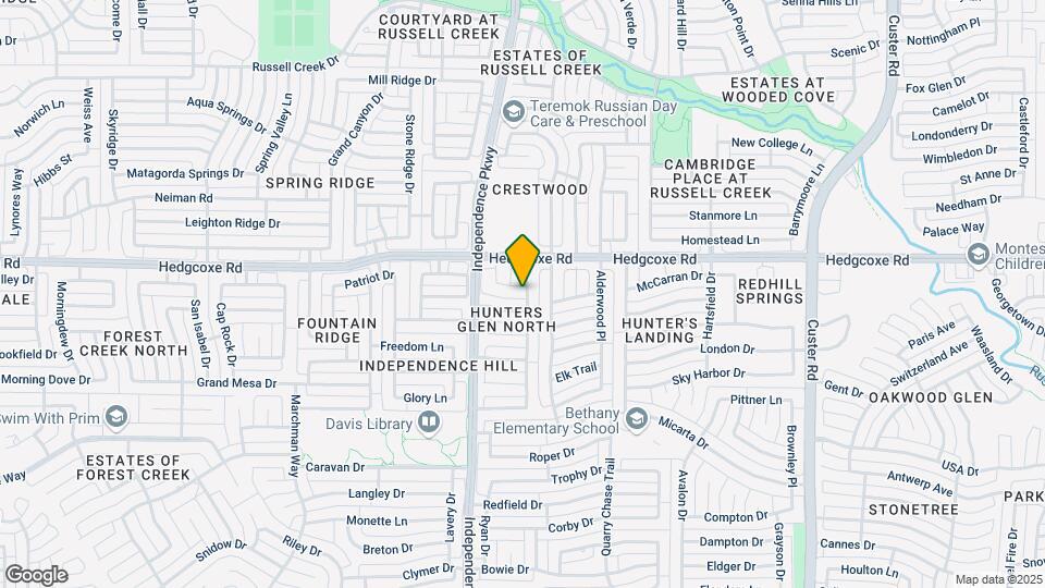 2800 Cherry Spring Ct Map and Location Details