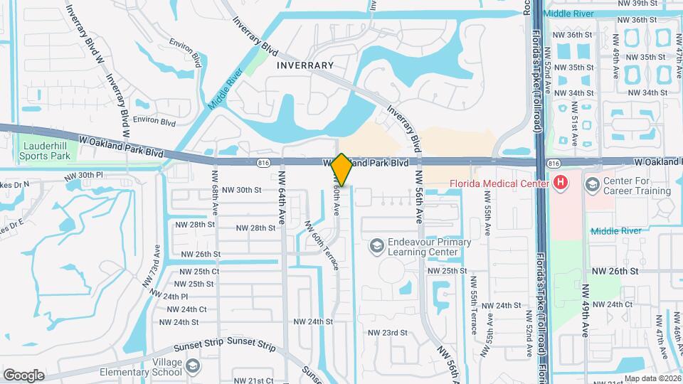 5979 NW 29th Pl Map and Location Details