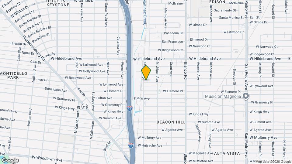 1133 1/2 W Lynwood Ave, Unit R Map and Location Details