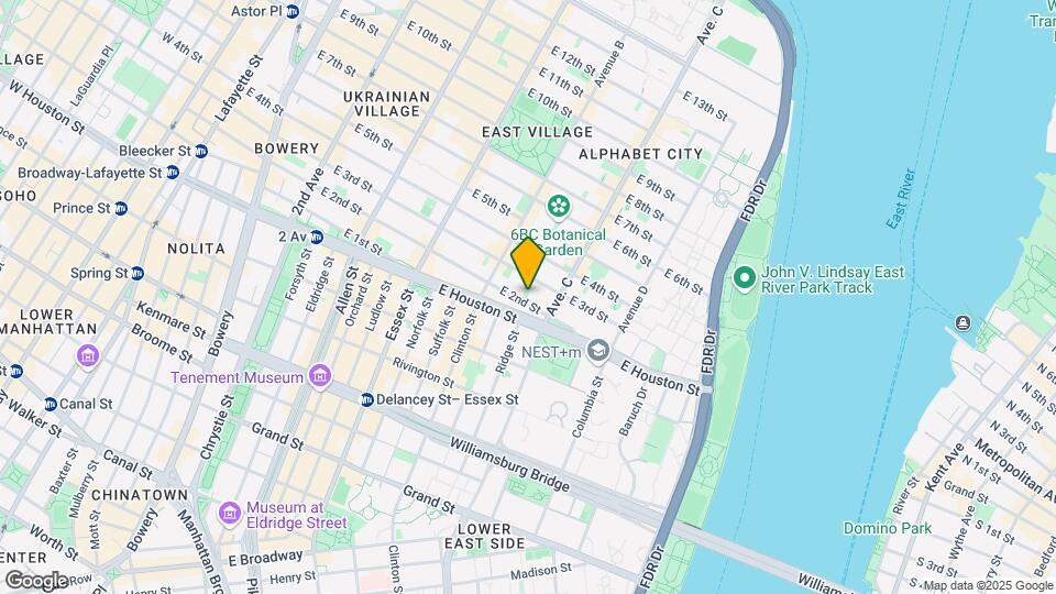 240 E Second St Mapa y Detalles de la Ubicación