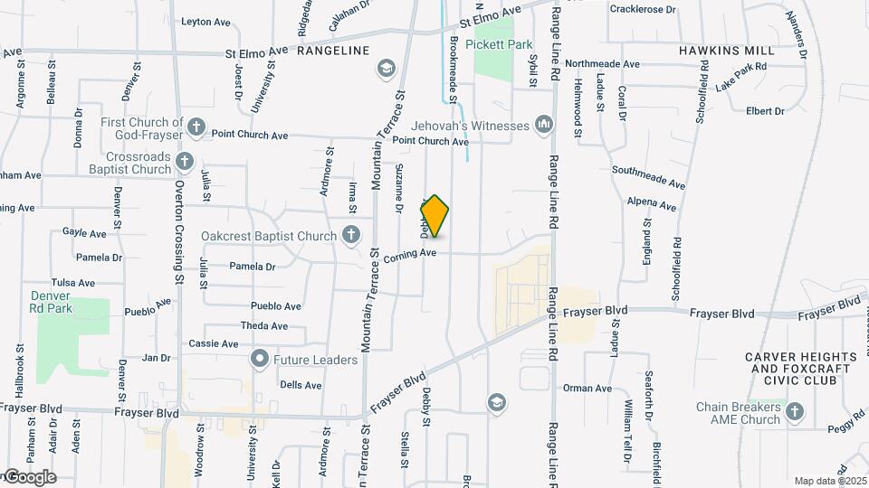2474 Corning Ave Map and Location Details