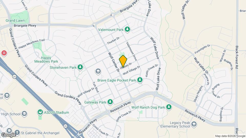 5935 Harney Dr Map and Location Details