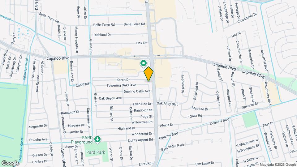 5007 Towering Oaks Ave Mapa y Detalles de la Ubicación