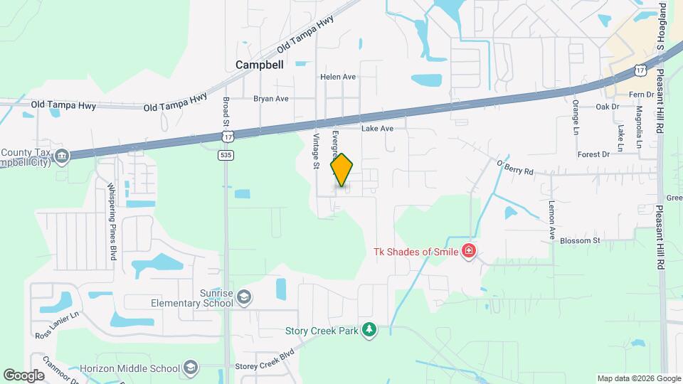 1822 Lindens St Map and Location Details