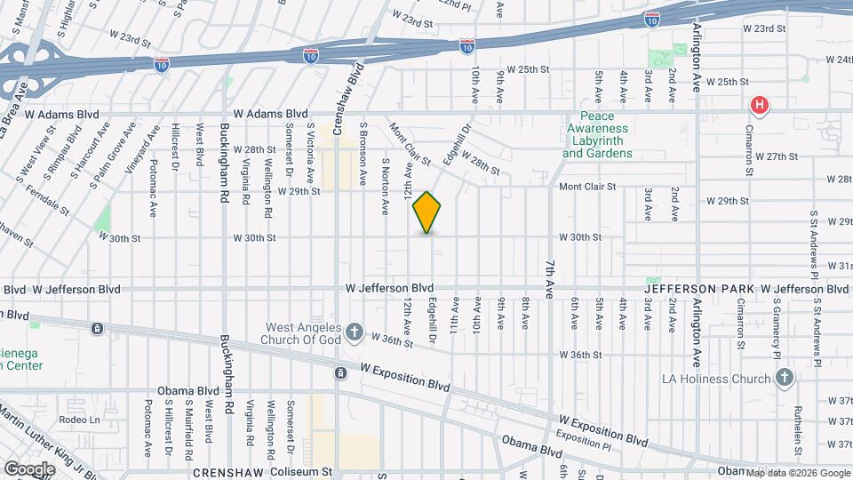 3001 Edgehill Dr Map and Location Details