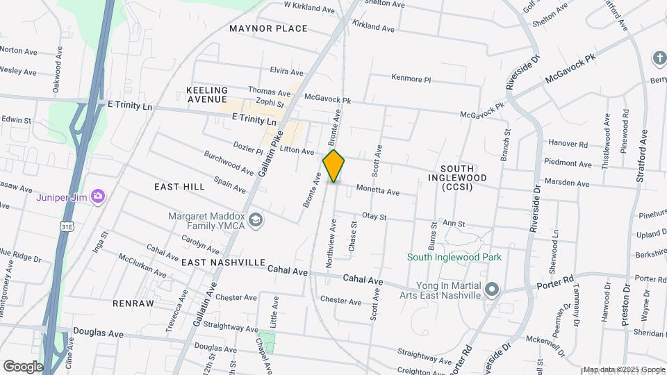 1716 Northview Ave Map and Location Details