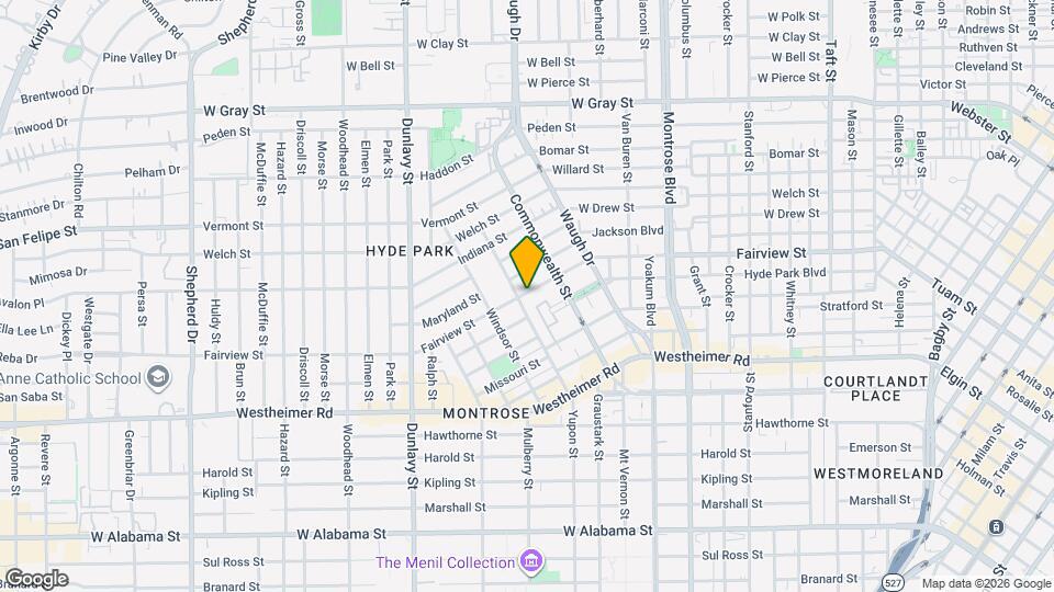 1531 Fairview St Map and Location Details