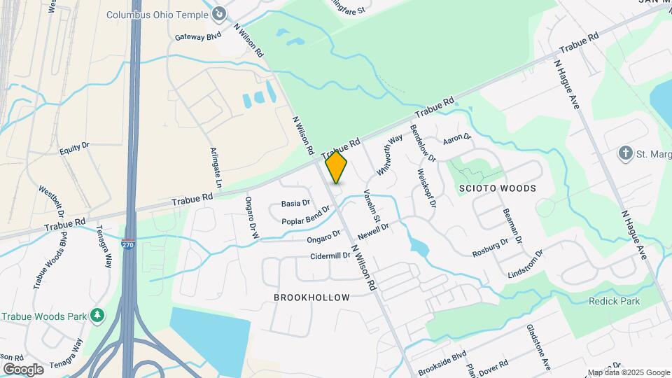 1581 Gilmore Park Ave Map and Location Details