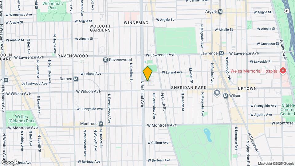 4615-4627 N Ashland Ave Mapa y Detalles de la Ubicación