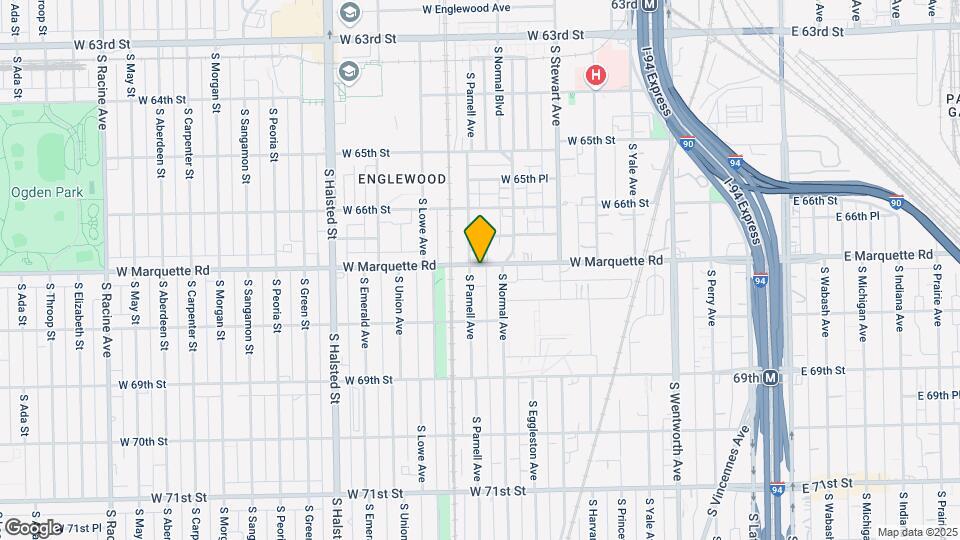 6701-6703 S Parnell Ave Map and Location Details