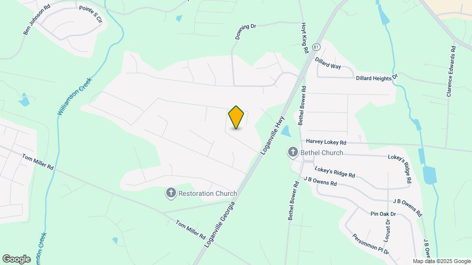 615 Bridle Creek Dr Map and Location Details