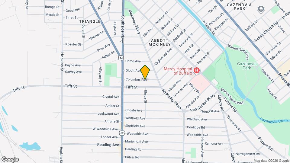 85 Columbus Ave, Unit 1 Map and Location Details