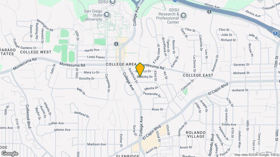 6133 Dorothy Dr Map and Location Details