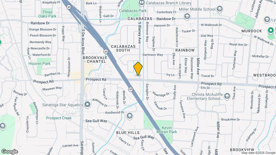 1699 S Blaney Ave Map and Location Details