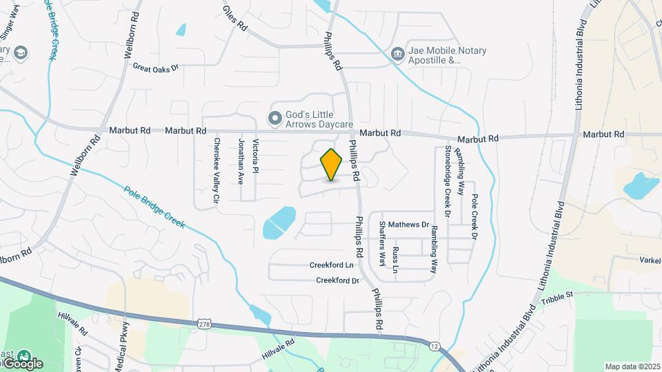 6276 Marbut Farms Ln Map and Location Details