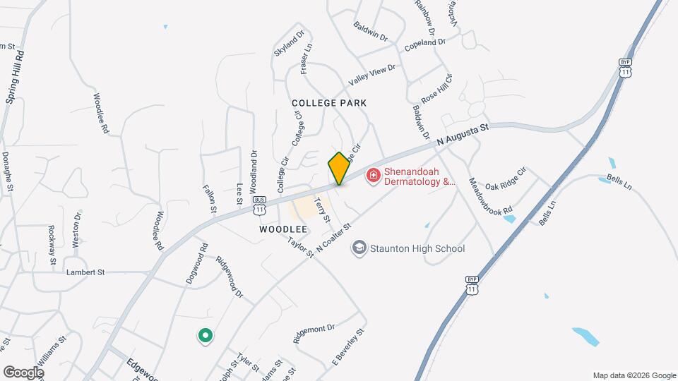 2501 N Augusta St Map and Location Details