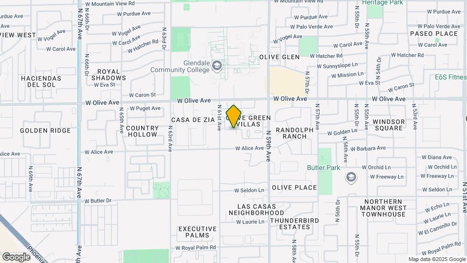 6023 W Golden Ln Map and Location Details