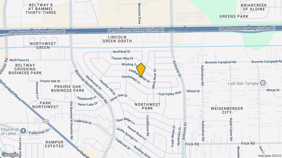6811 Feather Creek Dr Map and Location Details