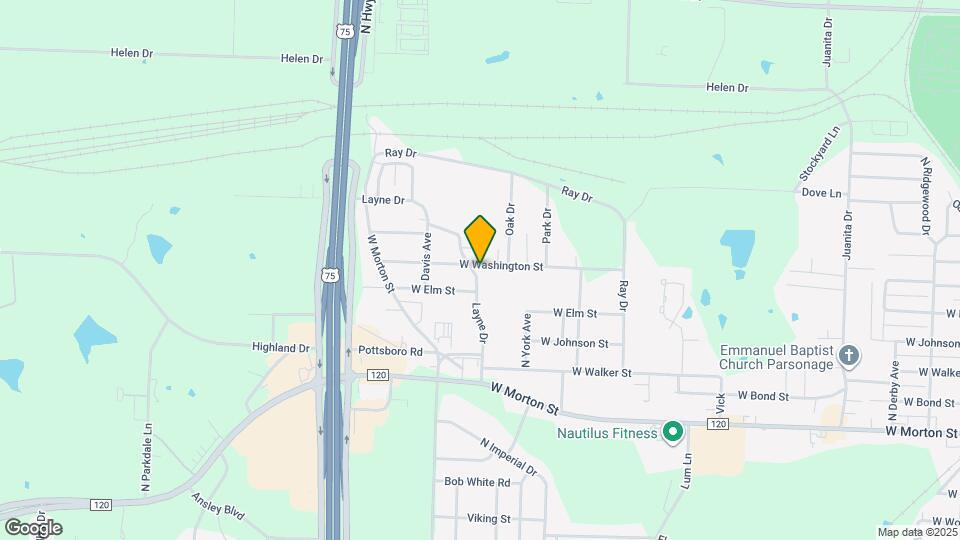 2738 W Washington St Map and Location Details