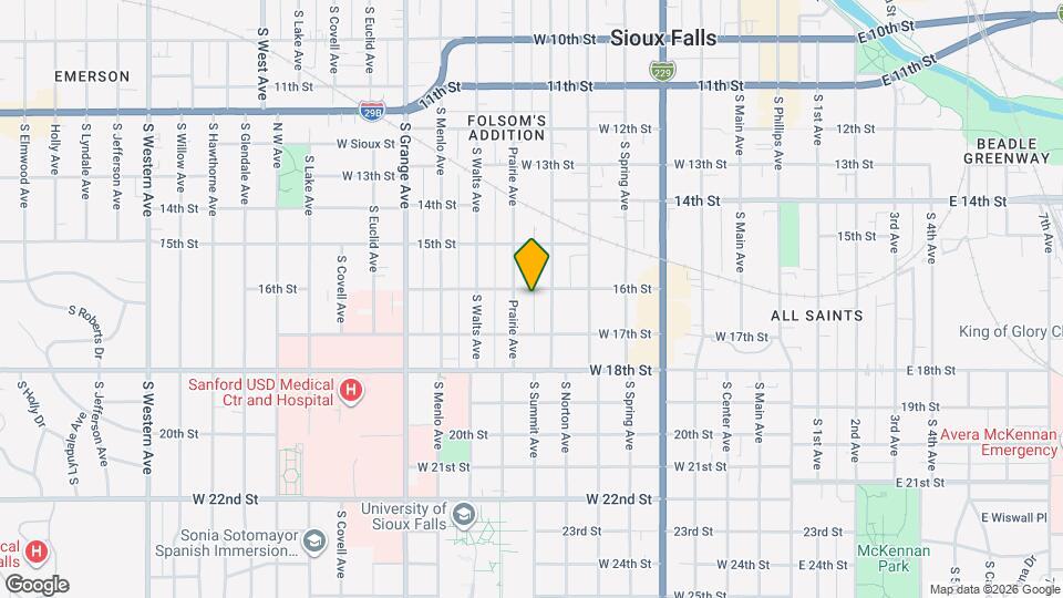 713-715 W 16th St Map and Location Details