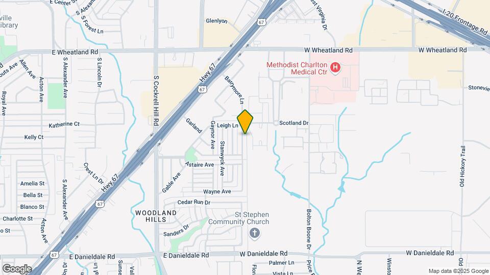1026 Barrymore Ln Map and Location Details