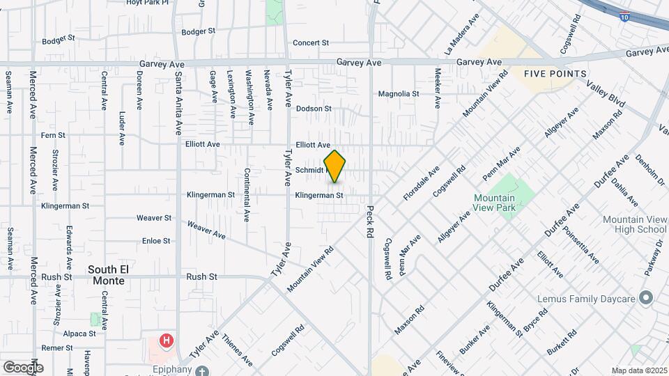 11133 Klingerman St Map and Location Details