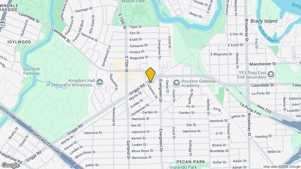 1003 Claxton St Map and Location Details