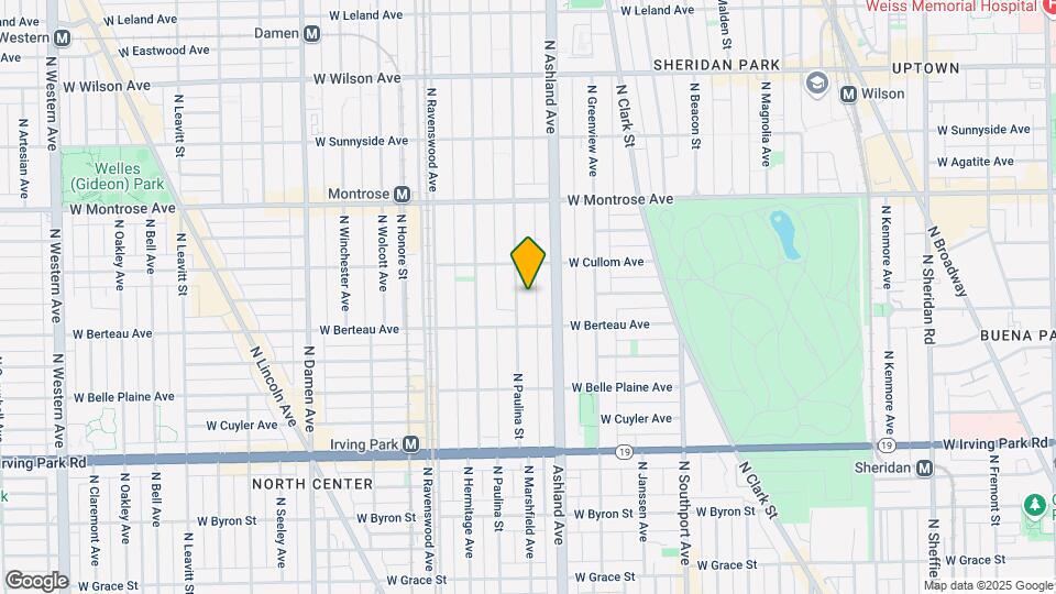 4233 N Paulina St Map and Location Details