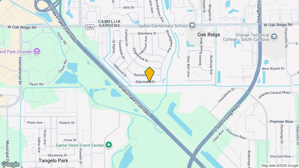 4406 Elderberry Dr, Unit A Map and Location Details