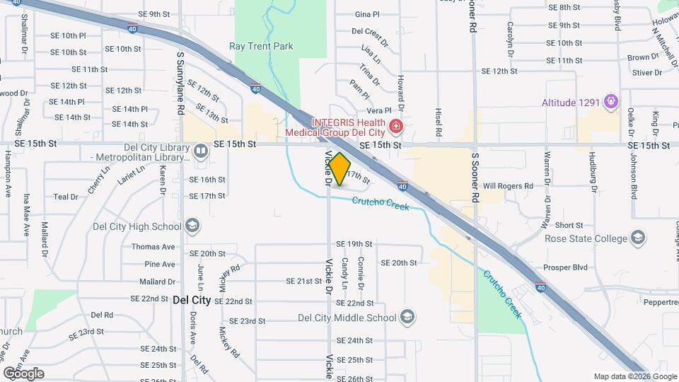 4708 SE 18th St Map and Location Details