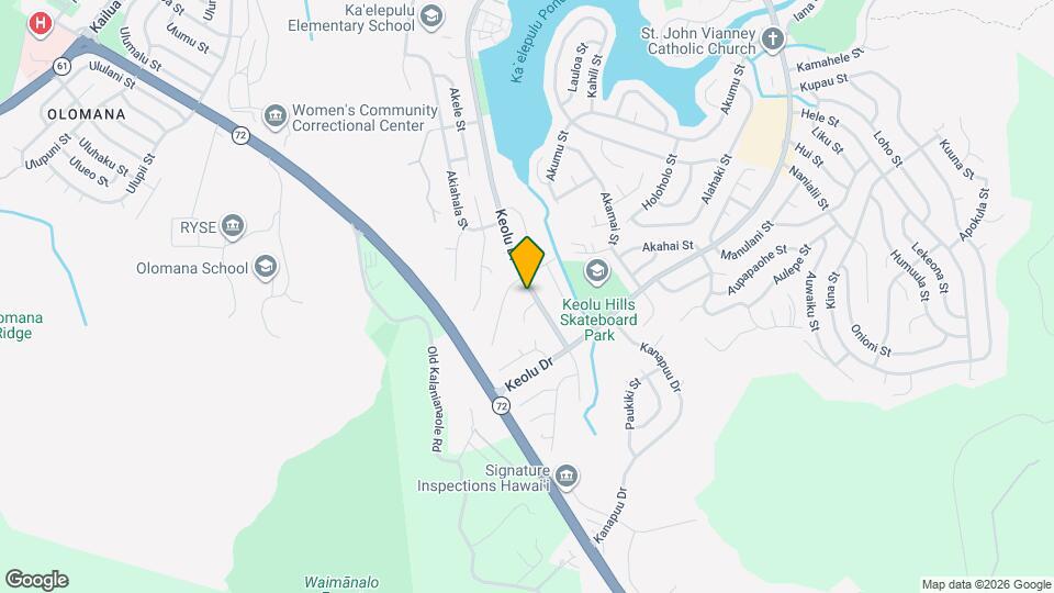 338 Keolu Dr Map and Location Details