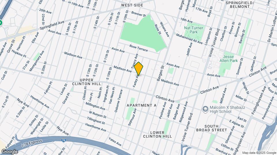 62 Farley Ave, Unit 2 Map and Location Details
