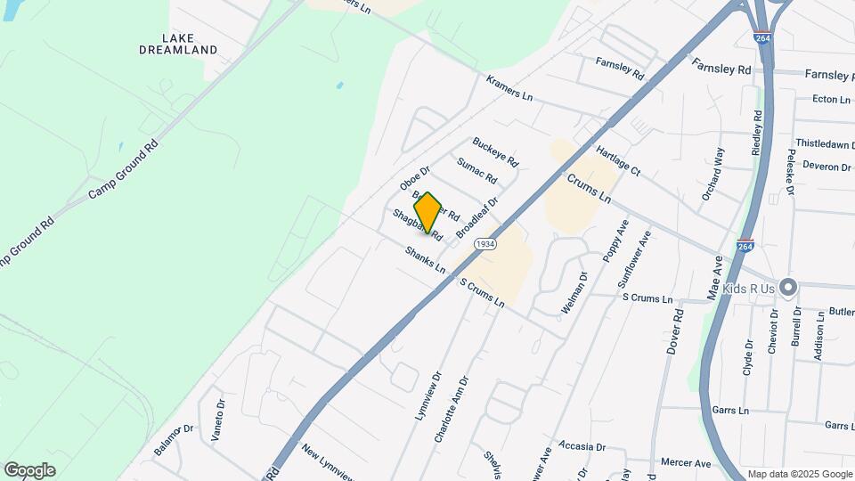 3404 Shagbark Rd Map and Location Details