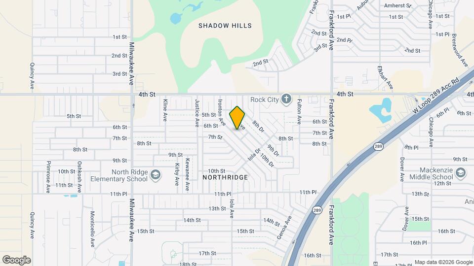 611 Ironton Ave Map and Location Details