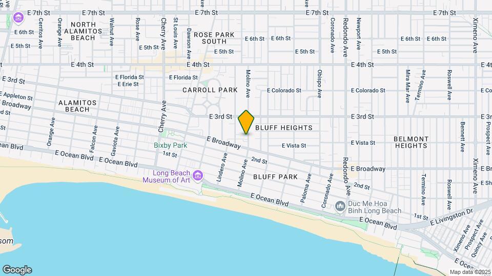 257-259 Molino Ave Mapa y Detalles de la Ubicación